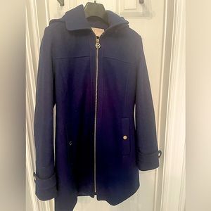 Michael Kors purple pea coat